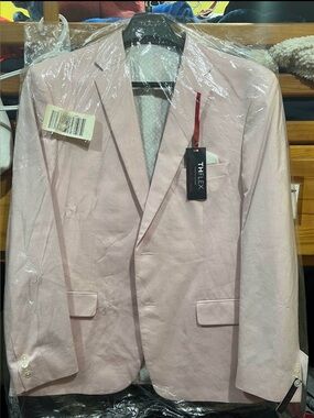 Tommy Hilfiger THE FLEXX Pale Pink Men's Suit and Pants